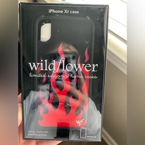 Flames wildflower iPhone XR case